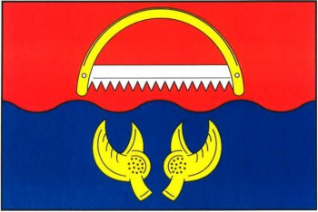 Flagge für die Gemeinde Rudolec