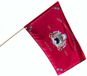 Feuerwehrflagge - Beispiel für Auftragsproduktion