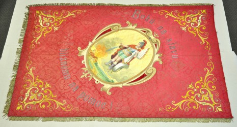 Fahne des Freiwilligen Feuerwehrvereins Brodno