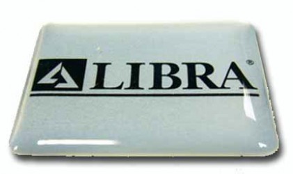 Herstellung von Aufklebern mit Firmenlogo und 3-D-Effekt