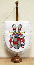 Persönliches Wappen - Tischflagge