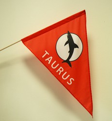 Kundenindividuelle Auftragsproduktion von bedruckten Flaggen in verschiedenen Größen und Formen