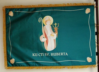 Bedruckte Fahne des MS Halenkov
