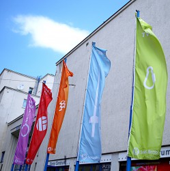 Flagge für den Außenbereich für den Turnverein Sokol Brno I