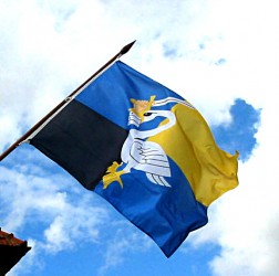 Gemeindeflagge für Außenstange