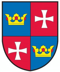 Reparatur des historischen Wappens der Gemeinde Chvalšiny