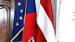 Sametová vlajka ČR, EU a Brna, zakázka pro Magistrát města Brna