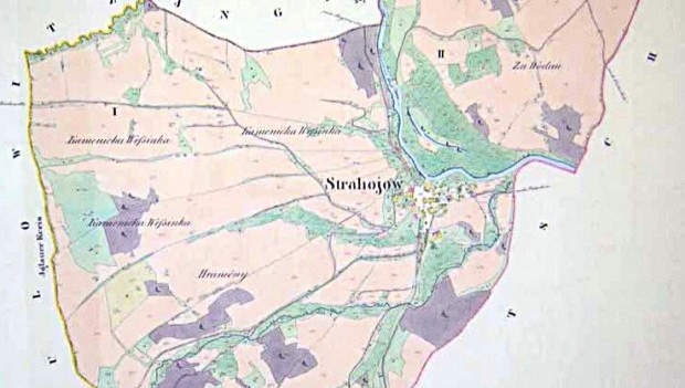 Historická mapa obce/města/městysu